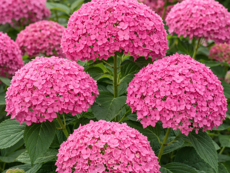 Hortensja ruby annabelle (rubinowo -różowa)